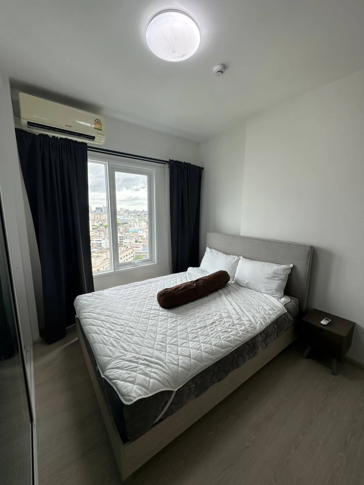 Condo for rent! Chapter One Eco Ratchada-Huai Khwang, 15th floor, corner unit, beautiful room, fully furnished, ready to move in! Don't miss out!
