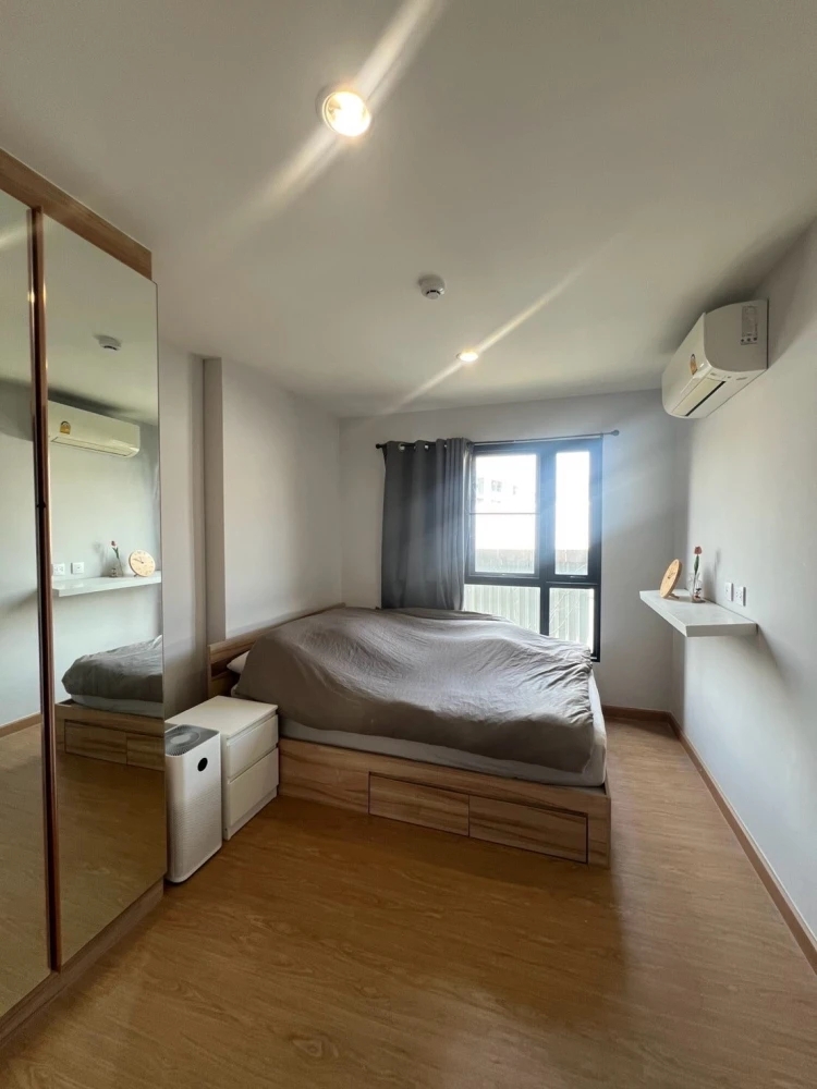 For rent!! Condo Asher Ratchada-Huai Khwang, 3rd floor, fully furnished, good price, ready to move in, hurry up and book now!!