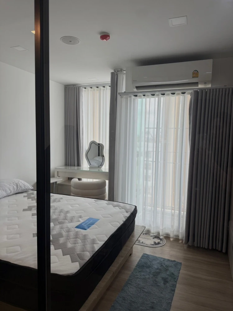 For rent!! Condo Atmoz Ratchada-Huai Khwang, 8th floor, Building B, fully furnished, ready to move in! Don't miss out!!