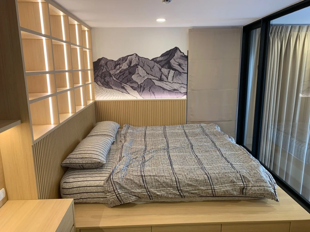 For rent!! Condo So Origin Kaset Interchange, 12A floor, fully furnished, ready to move in, good price, hurry and book now!!
