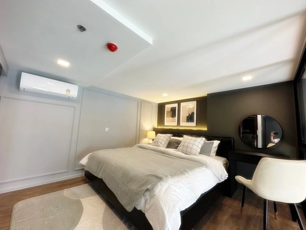 For rent!! Condo Modiz Sukhumvit 50, 22nd floor, Building C, beautiful room, very livable, fully furnished, ready to move in, don't miss it!!