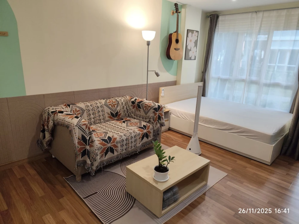 Condo for rent, Miami Bang Pu, ready to move in, fully furnished, affordable price, reserve now!