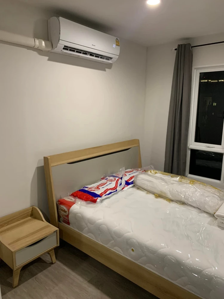 Condo for rent, Rye Talat Phlu, separate bedrooms, comfortable living, not cramped, affordable price, reserve now!
