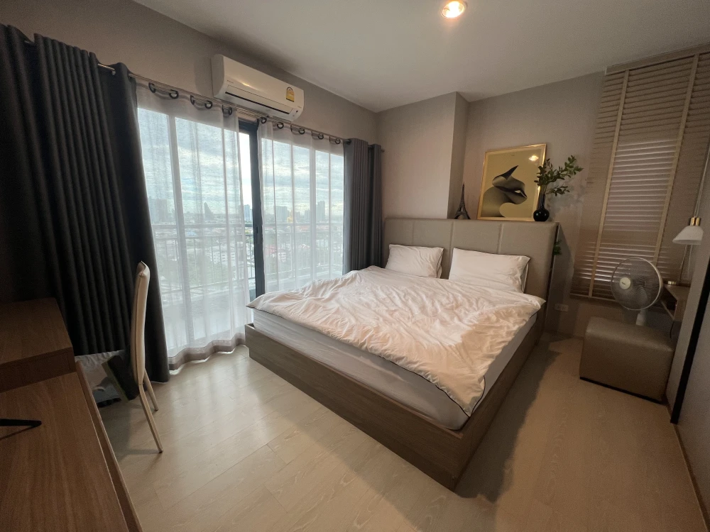 Condo for rent, Ideo Tha Phra Interchange, spacious room, nice to live in.