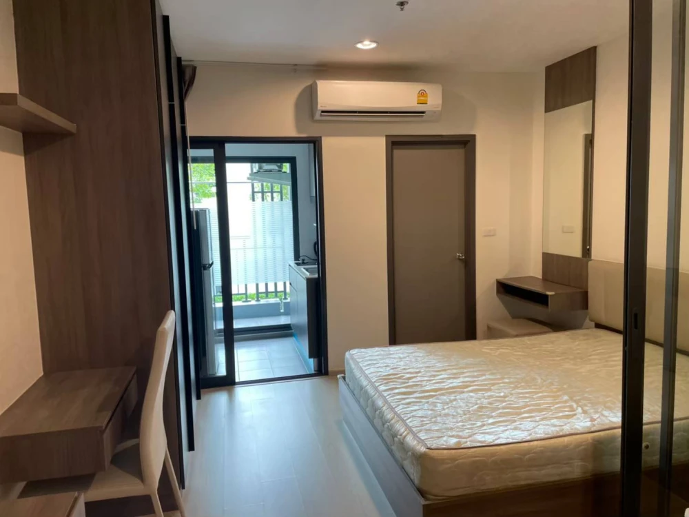 For rent!! Condo Ideo Tha Phra Interchange, studio room, 7th floor, fully furnished, ready to move in, don't miss it!!