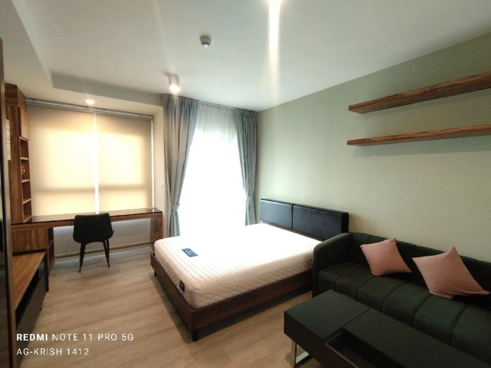 For rent!! Condo Ideo Charan 70 - Riverview Studio room, 9th floor, fully furnished, ready to move in, hurry up and book now!!
