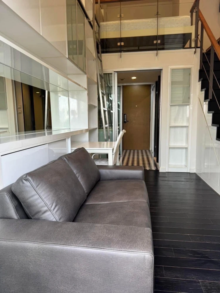 For rent!! Condo Ideo Morph 38, 6th floor, Building A, beautiful room, fully furnished, ready to move in, don't miss it!!