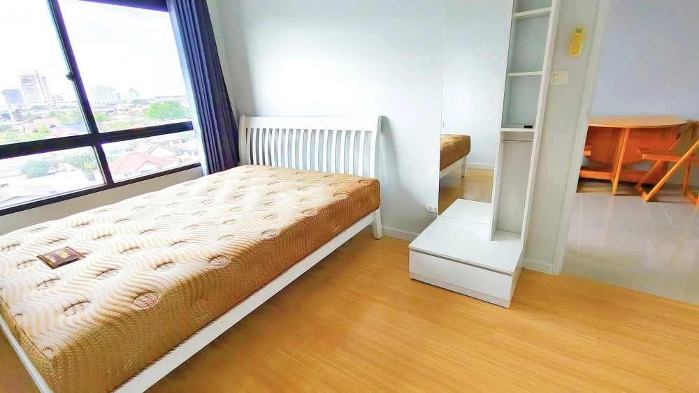 For rent: Condo 624 Condolette Ratchada 36, ​​7th floor, quiet, very good breeze, fully decorated, just come and move in.
