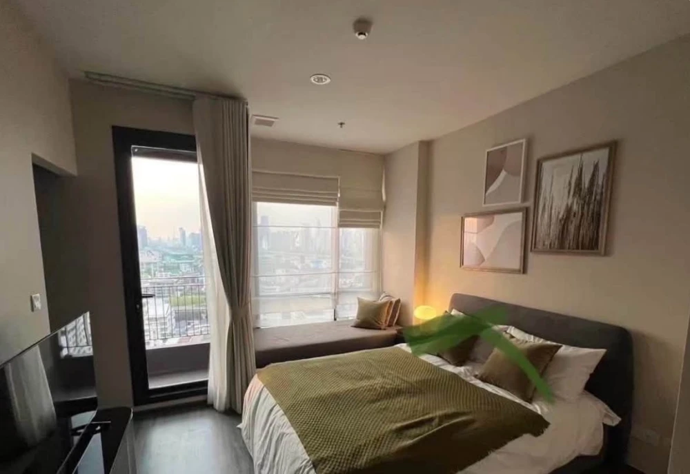 Condo for rent, Ideo mobi Rangnam, ready to move in, 21st floor, high floor with great view, full amenities. Book now, don't miss out!
