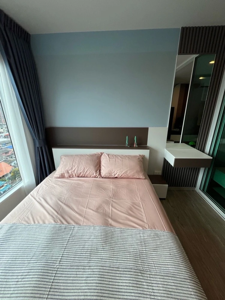 Condo for rent Regent Home Bangna, brand new, Hommy style, near BTS, reserve now!
