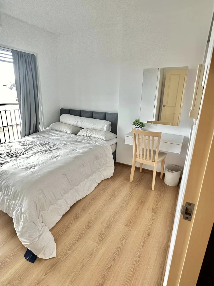Condo for rent, SYM Vipha Ladphrao, nice room, fully furnished, appliances included, closed kitchen, well-built in, move in now!