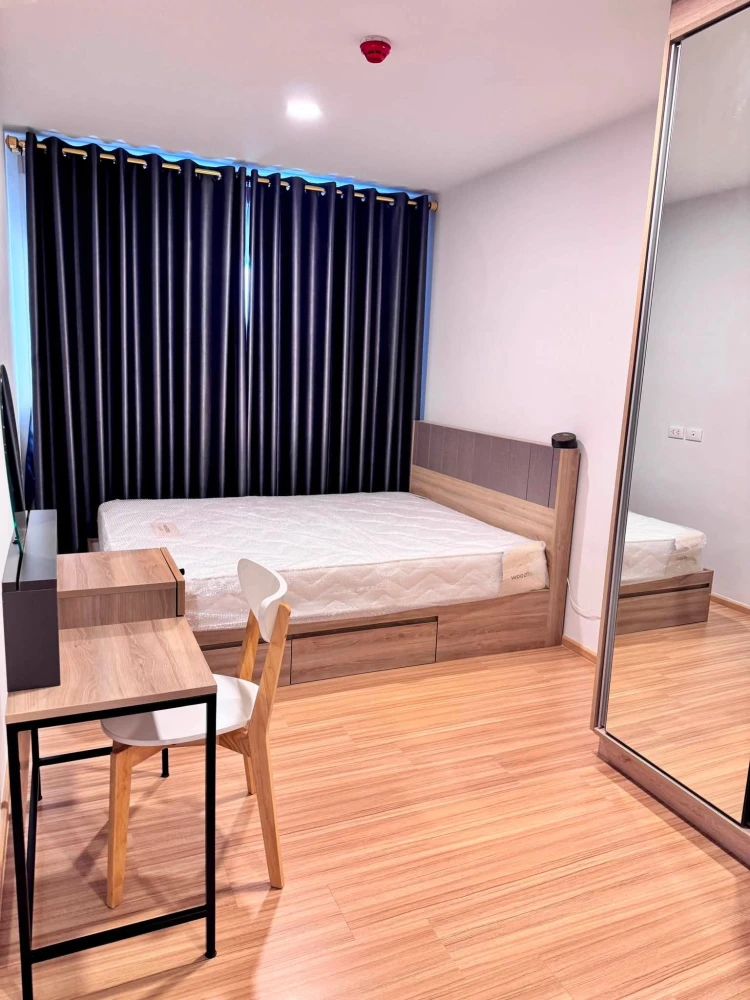 For rent: Chewathai Hallmark Lat Phrao-Chokchai 4, FS 1, 7th floor, balcony view, BTS, complete with electrical appliances, hurry and grab it now!