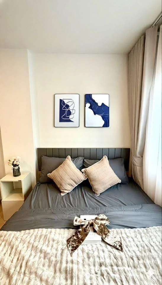 For rent: Chewathai Hallmark Ladprao - Chokchai 4, fully furnished room, ready to move in, complete with amenities. Reserve now, don't miss out!