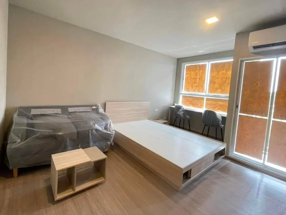 For rent!! D Condo Pana, 3rd floor, Building A, beautiful room, ready to move in, convenient transportation, don't miss it!!