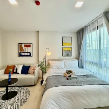 For rent: D Condo Hype Rangsit, 3rd floor, fully furnished. Interested? Hurry and reserve now. Urgent!