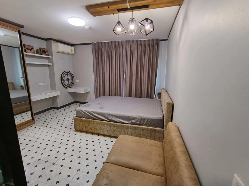 For rent: Nawa Living Nawamin 75, Studio room. Interior design and decoration emphasizes modern style, simple but always looks modern. Reserve now.