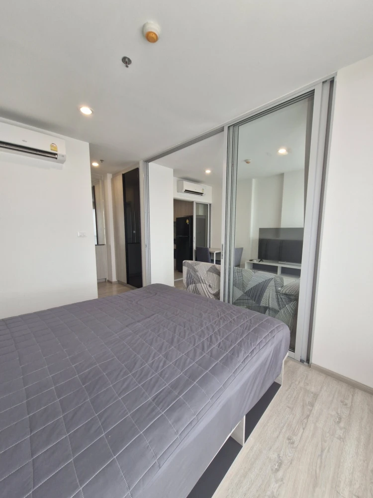 For rent: Niche Mono Chaengwattana, 31st floor, very high floor, north facing, view of Muang Thong, fully furnished with appliances, beautiful and rel