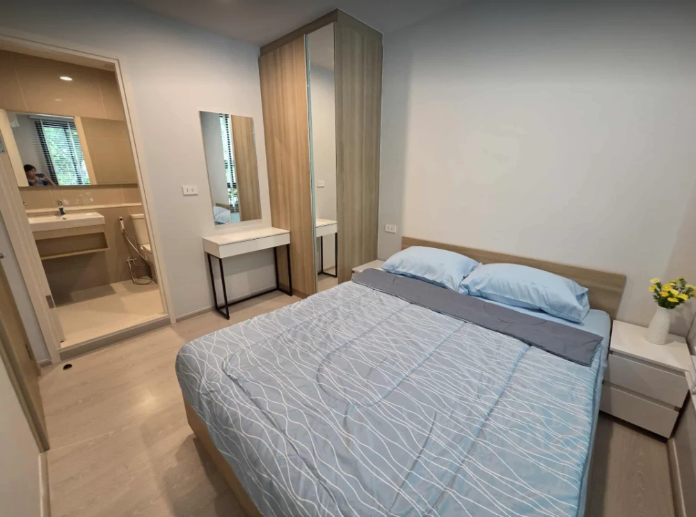 For rent!! New Connext Condo Don Mueang, 1st floor, swimming pool view, beautiful room, fully furnished, bring your bags and move in!!