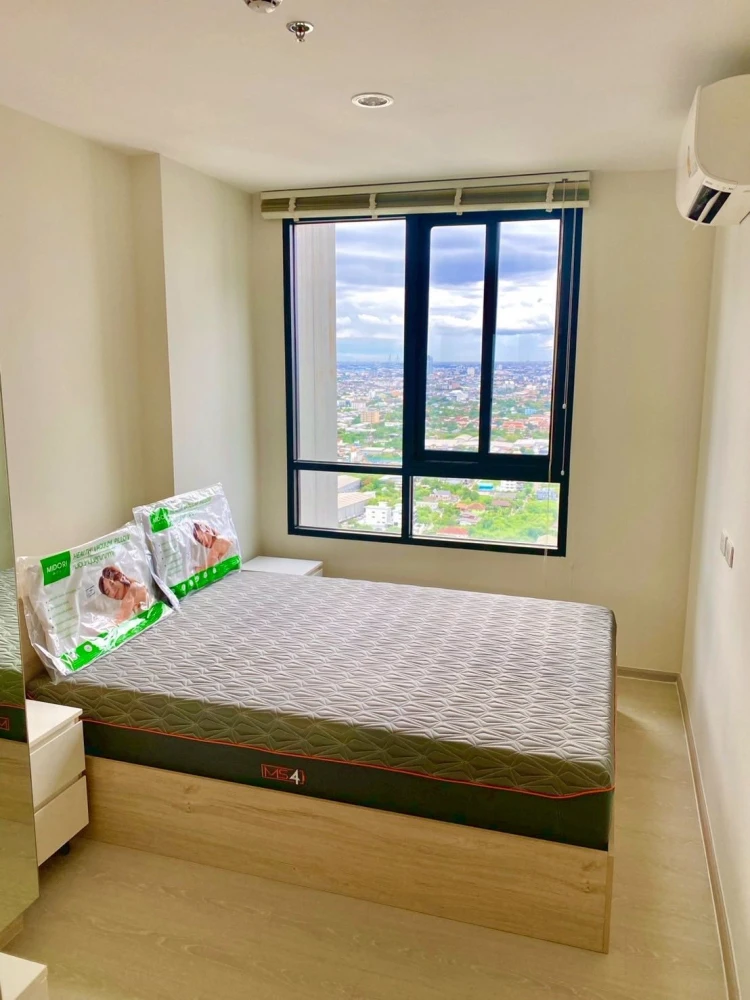 For rent: New Noble Srinakarin-Lasalle, ready to move in, 41st floor, good view, if you don't book, you'll regret it later.