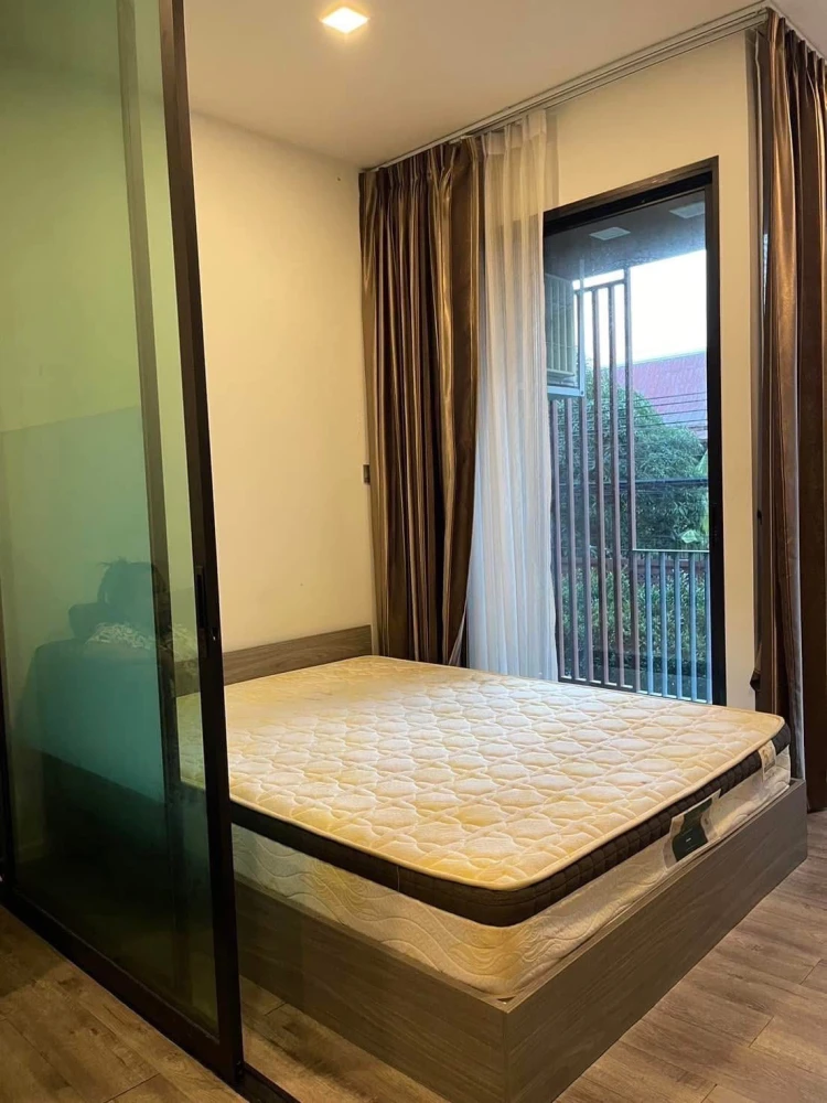 For rent: Brown Condo Ratchada 32, size 24 sq m, 2nd floor, good common area, can keep cats indoors, cat lovers must arrange.