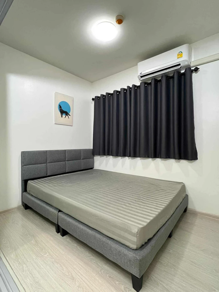 For rent: Plum Condo Park Rangsit Phase 1, Building D, 4th floor, fully furnished, reserve now.