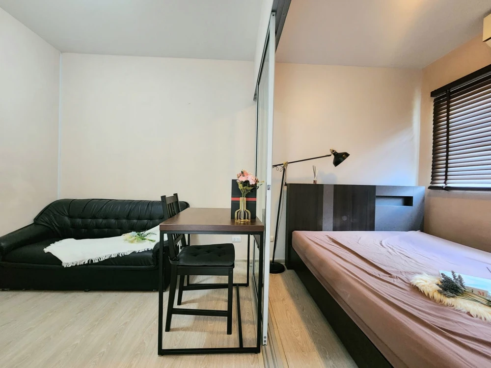 For rent: Plum Condo Park Rangsit Phase 3, near 7-11, best floor, has washing machine, fully furnished, reserve now.