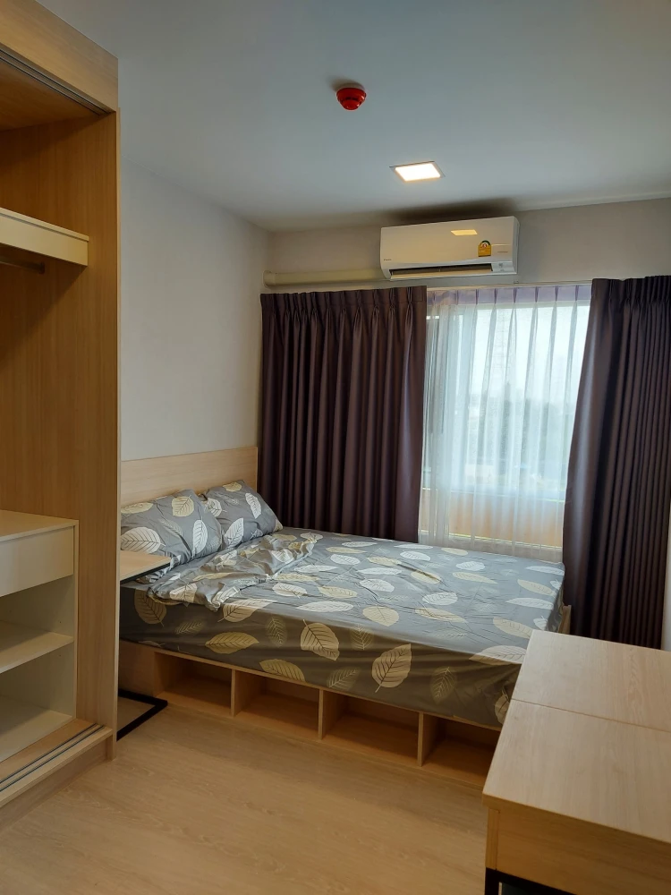 For rent: Plum Condo Rangsit Alive Phase 2, 5th floor, fully furnished and equipped with electrical appliances. Just bring your bags and move in.