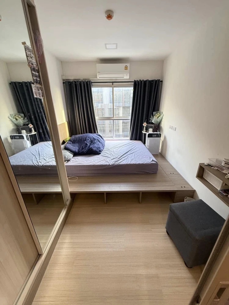 For rent: Plum Condo Rangsit Fresh, Building B, 5th floor, outside view, not near the garbage room, not far from the elevator, not crowded, book now,