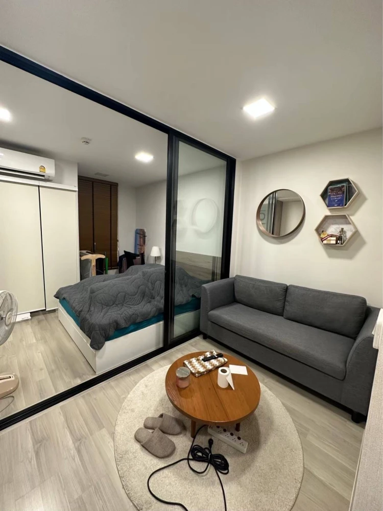 For rent: Plum Condo Saphan Mai Station, 5th floor, fully furnished and equipped with electrical appliances. Reserve now, urgently.