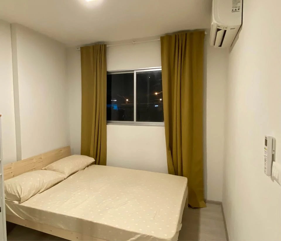 For rent: Plum Condo Extra Rama 2, 25 sq m, 3rd floor, pool view, fully furnished, complete appliances, ready to move in.