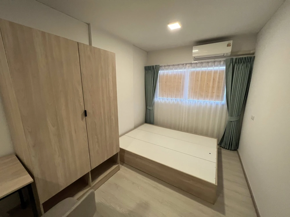 For rent: Plum Condo Chaengwattana - Don Mueang, ready to move in, fully furnished, electrical appliances, don't miss it.