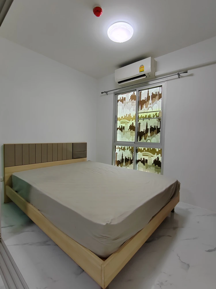 For rent: Plum Condo Chaengwattana Station, a nice room, complete with furniture and electrical appliances, just drag your bags and move in.