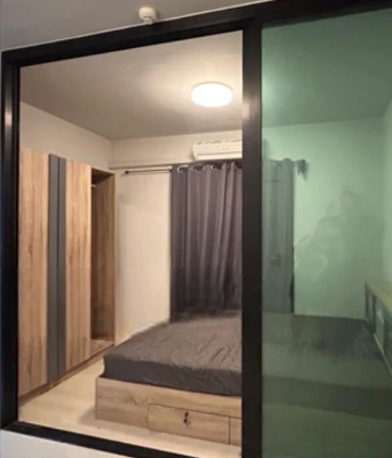 For rent: Unio Ramkhamhaeng-Serithai, fully furnished, special offer: refrigerator, washing machine, sofa, ready to move in.