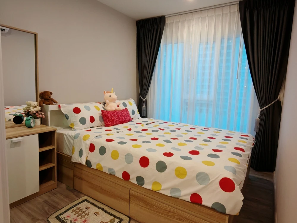 For rent: Regent Home Bangna, beautifully decorated room, complete facilities, just bring your bags and move in.