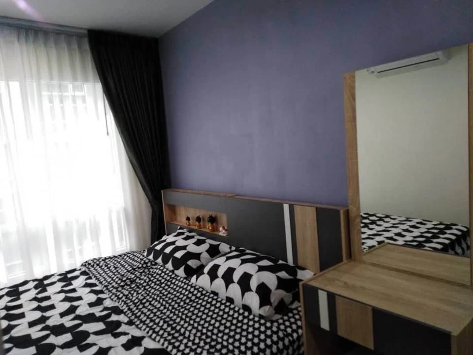 For rent: Regent Home Sukhumvit 81, purple room, 5th floor, beautifully decorated, complete electrical appliances, ready to move in