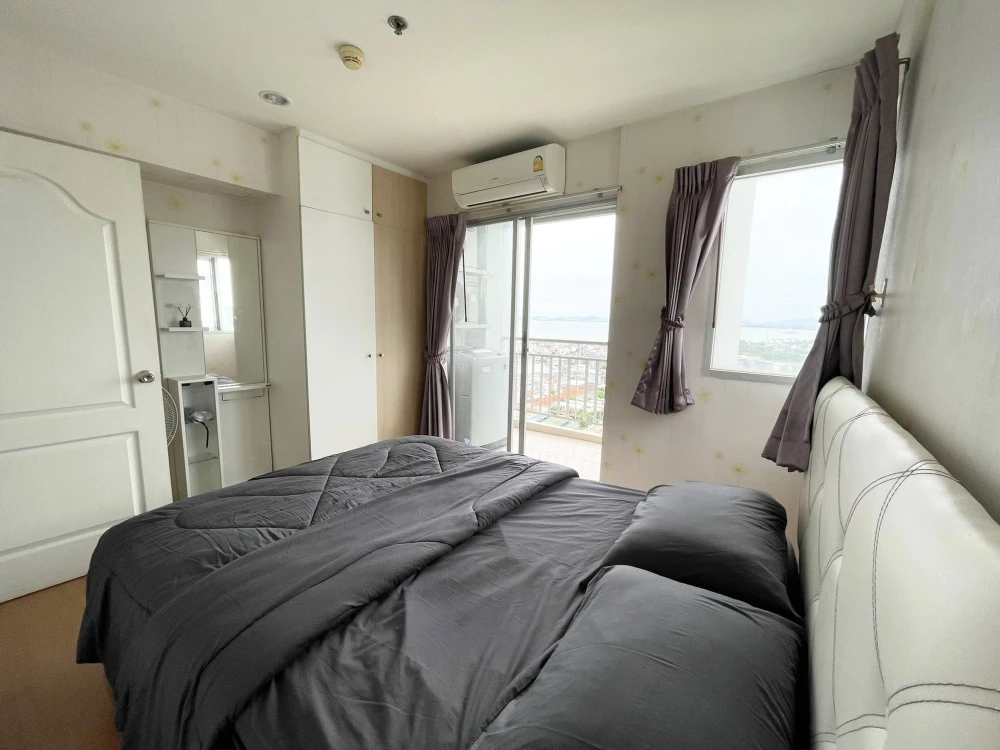 For rent: Lumpini Condo Town, North Pattaya-Sukhumvit, ready to move in, sea view, high floor, reserve now!!