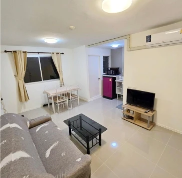For rent: Lumpini Township Rangsit Khlong 1, 5th floor, fully furnished room, ready to move in, reserve now before it's gone.