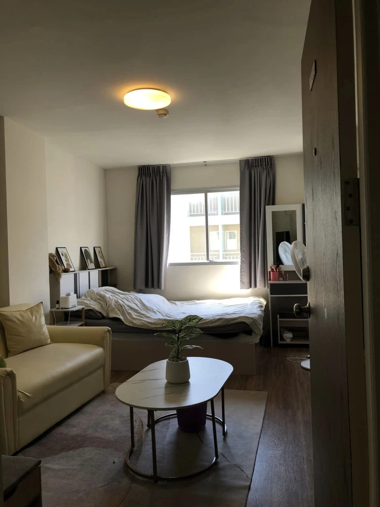 For rent: Lumpini Township Rangsit Khlong 1, 6th floor, fully furnished room, nice to live in, hurry and reserve now!