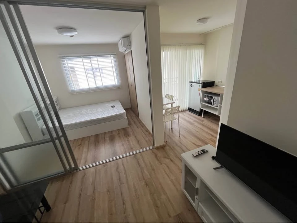 For rent: Lumpini Township Rangsit Khlong 1, Building G1, 7th floor, glass partition, separate area, complete electrical appliances, ready to move in!