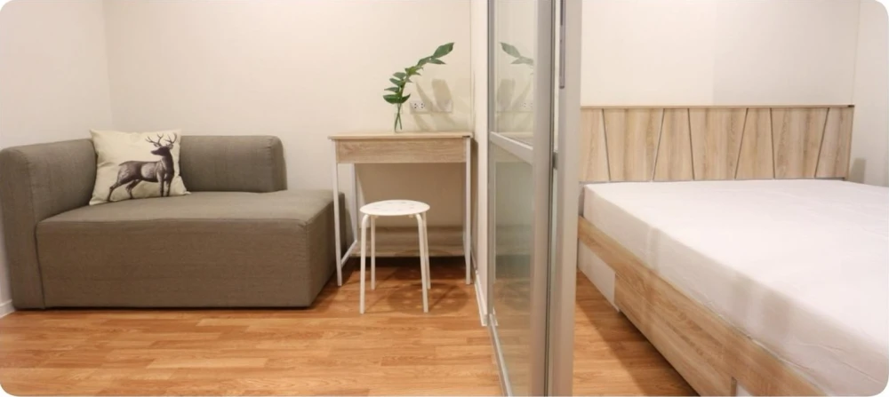 For rent: Lumpini Ville Nakhon In-Riverview, fully furnished, ready to move in.