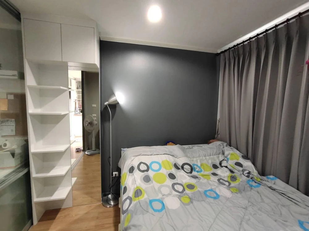 For rent: Lumpini Ville Sukhumvit 109 - Bearing, 7th floor, corner room, good view, no buildings blocking the view, complete with furniture and electr