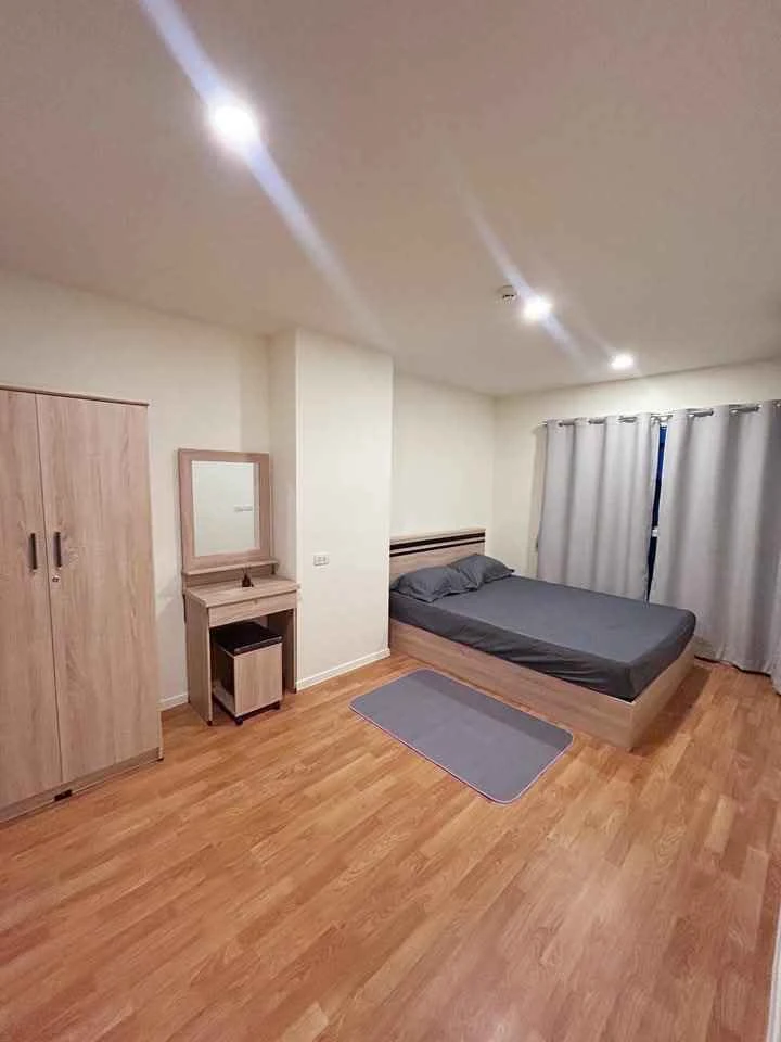 For rent Lumpini Ville Sukhumvit 101/1-Punnawithi, spacious room, nice to live in, north-facing room, comes with complete facilities, book now, don't