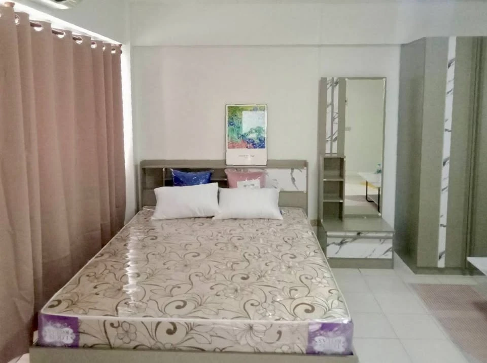 For rent: Lumpini Center Happyland, Building C1, 5th floor, furnished and with appliances. Grab it now!