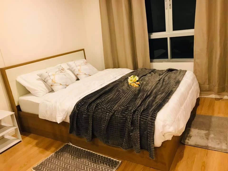 For rent: Lumpini Mega City Bangna, room size 26, 23rd floor, very windy, very cool and comfortable, very clean, great atmosphere, this price is a mus