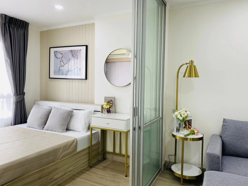 For rent: Lumpini Mega City Bangna, high floor, nice room, fully furnished, hurry and reserve now!