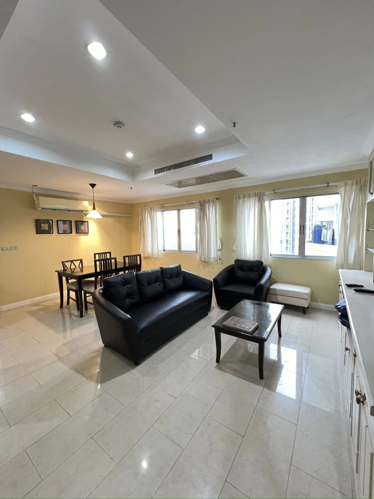 For rent, Wittayu Complex, 29th floor, very high, spacious room, pet friendly, animal lovers must not miss, must book.