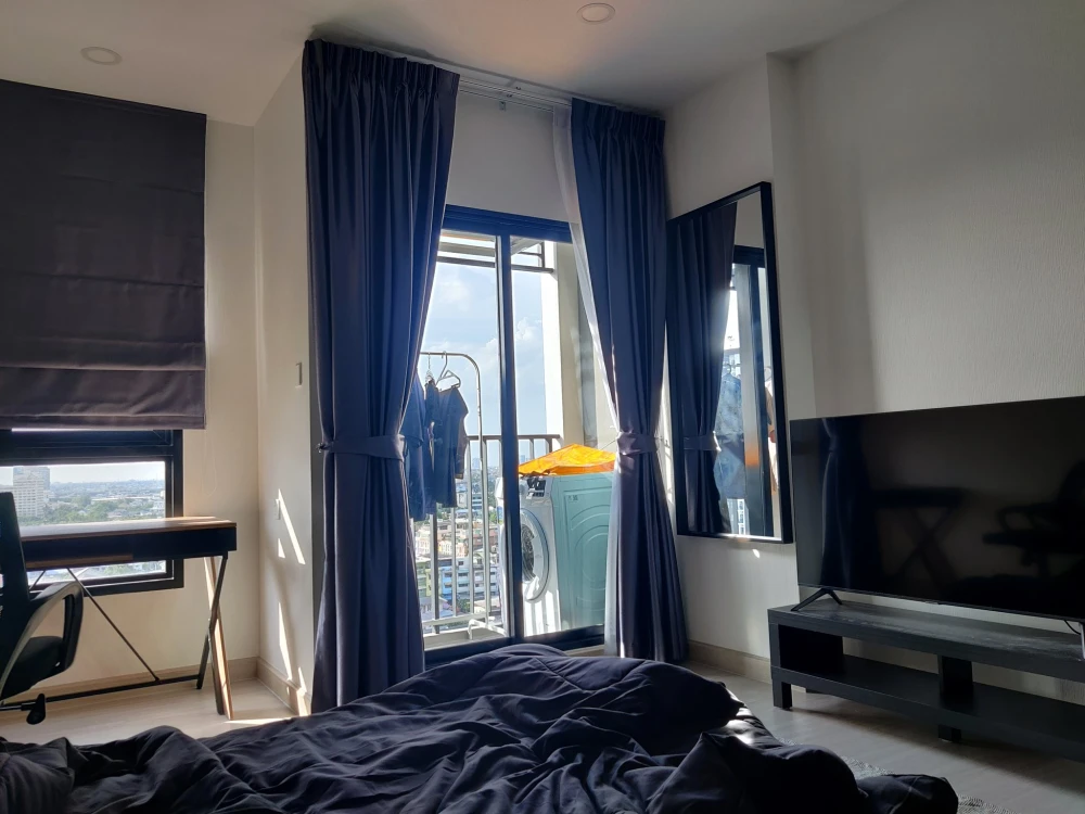 For rent: Supalai Lite Tha Phra - Wong Wian Yai, 14th floor, fully furnished + appliances, ready to move in!