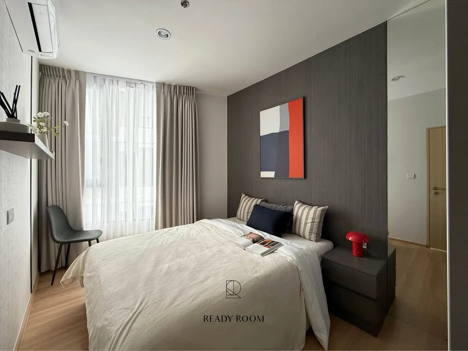 For rent: Skyrise Avenue Sukhumvit 64, room on the highest floor, fully furnished with built-in furniture, very beautiful, first come first served.