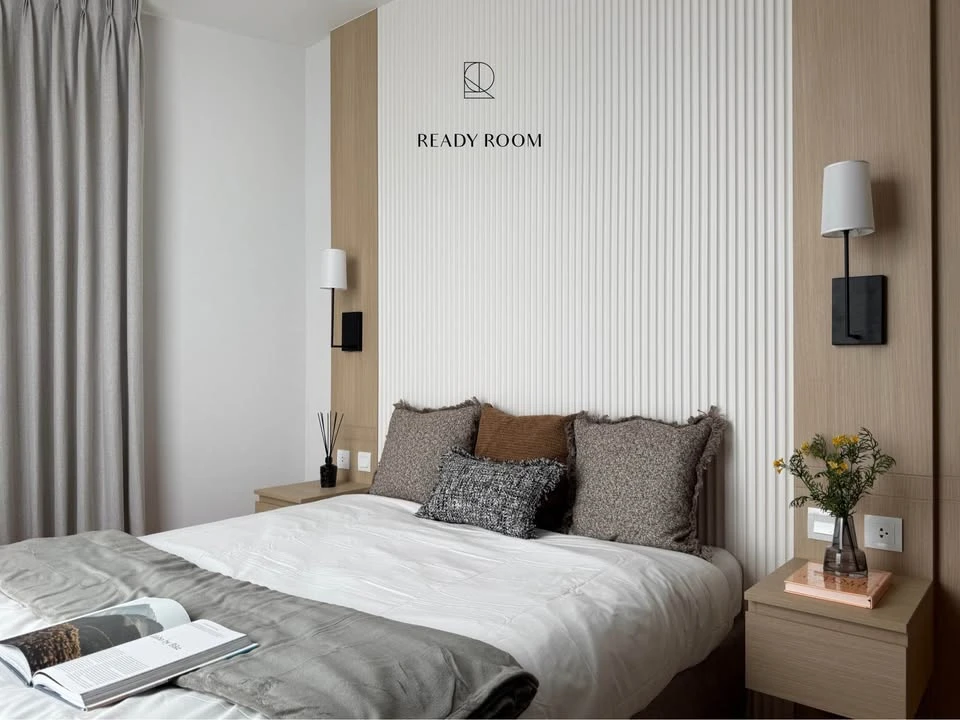 For rent: Skyrise Avenue Sukhumvit 64, room on the 35th floor, very high, fully furnished with built-in furniture throughout the room, move in now, do
