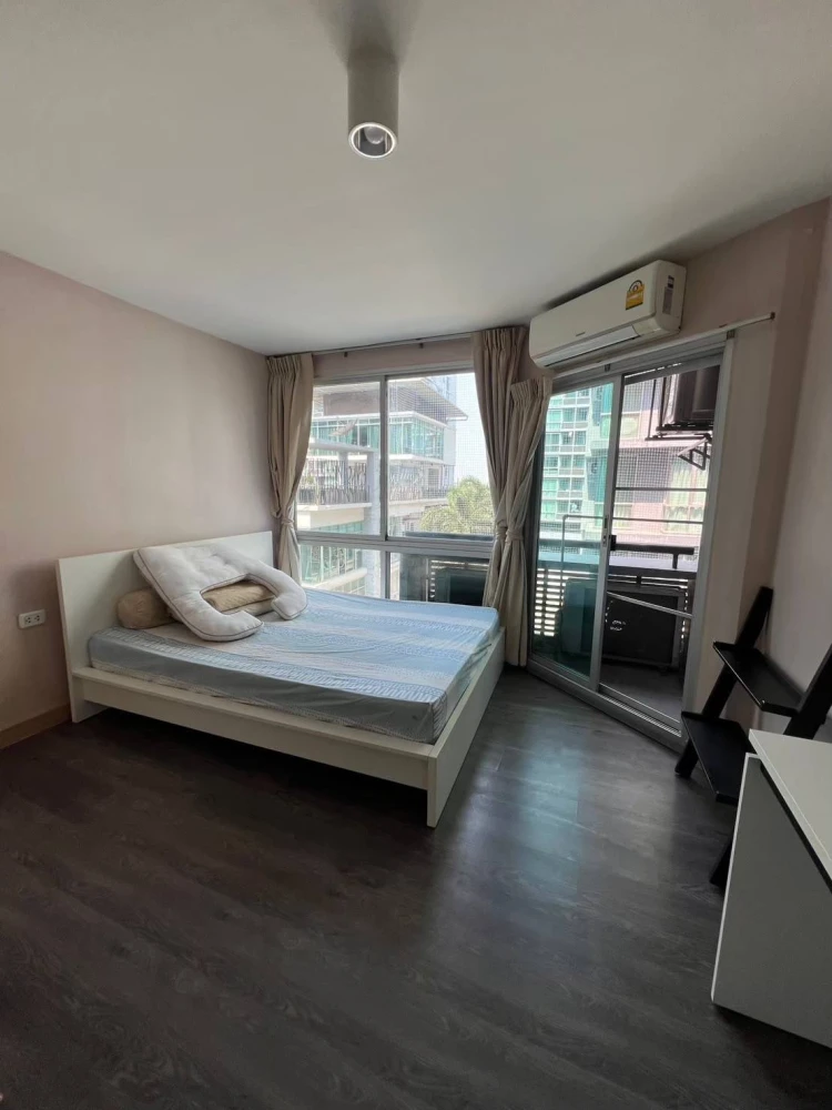 For rent: Swift Condo ABAC Bangna, 2nd floor, pool and fitness view. 2 bedrooms, 1 bathroom. A must-see!